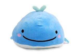 lot 5661 image: Vintoys Very Soft Blue Whale Shark Hugging Pillow Plush Doll Fish Toy 17