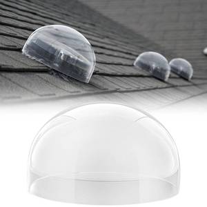 lot 5691 image: Otoolling 12 x 12 x 7 Inch Skylight Replacement Dome, Polycarbonate Cover Only for Existing Skylight Base, UV Resistant Roof Dome, Not Full Rooflight