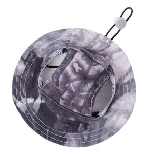 lot 6133 image: Pet hat with Ear Holes Sunscreen Baseball Cap Suitable for Small and Medium-Sized Dogs Outdoor Climbing hat in Summer Pet Products (Black, XX-Large)