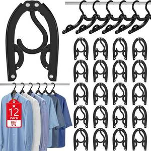 lot 6136 image: 12 Pcs Travel Hangers Portable Foldable Hangers for Cruise Essentials 2026