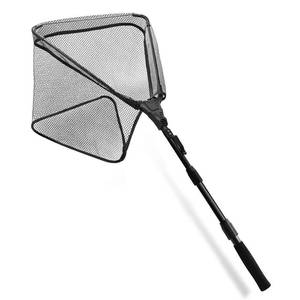 lot 6142 image: SANLIKE Collapsible Telescopic Fishing Net Rubber Coated SaltFreshwater