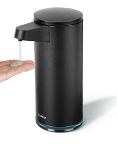 lot 6166 image: AIKE SensePro Automatic Soap Dispenser 12.8oz Spot Resist Matte Black