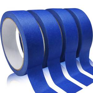 lot 6233 image: 4 Rolls Premium Painters Tape, Blue Tape, Masking Tape, Paint Tape for Multi-Purpose, Painting, Painters, DIY Crafts Arts (88yd 0.94IN22yd4) Decoration Labeling No Residue, Easy Removal
