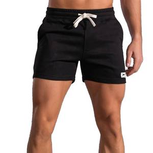 lot 6234 image: Waghaw Mens 5 Inch Sweat Short Mens Cotton Short 5 Inch Inseam Cotton Shorts Men 5.5 Inch Shorts Athletic Summer Shorts (Black, XXL)