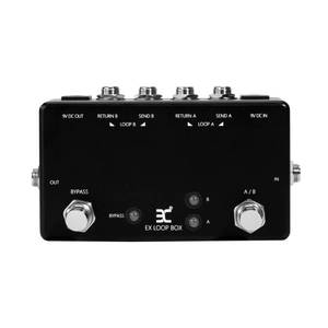 lot 6240 image: EX Guitar Effects Loop Switcher Passive Channel Switcher Box ABY Box Line Selector AB Switch Mini Guitar Effect Pedal True Bypass