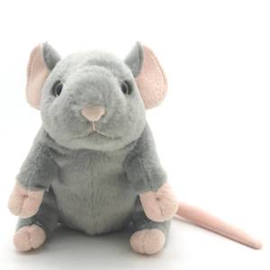 lot 6251 image: JIANEEXSQ Cute Simulation Mouse Plush Toy Realistic Lifelike Rat Stuffed Animal Model Doll Gift Collection for Kids