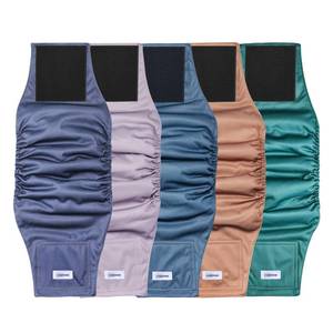 lot 6305 image: Reusable Dog Diapers Male, Premium Washable Belly Bands for Dogs XXL, Pack of 5, High Absorbing Dog Wraps for Doggie & Puppy in Incontinence or Excitable Urination and Training(XXL)