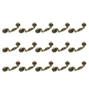 lot 6312 image: Mcredy 5 Pcs Cabinet Handles Zinc Alloy Retor Bronze Drawer Cabinet Pulls Dresser Handle for Kitchen Closet Wardrobes, 3 Mounting Hole Distance