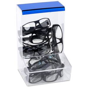 lot 7306 image: Inevibe Safety Glasses Dispenser for Protective Eyewear Goggles, Two Lids