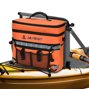 lot 7343 image: Kayak Cooler Behind Seat - Waterproof Cooler Bag Compatible with Lawn-Chair Seat Kayak��Kayak Accessories Camping Cooler, Portable Ice Chest for Fishing, Beach, Travel,Picnic, Cooler Leak-Proof