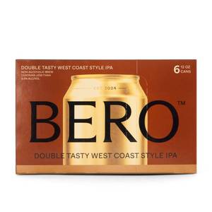 lot 7381 image: BERO Brewing Double Tasty West Coast Style Non-Alcoholic IPA Beer - 12pk12 fl oz Cans