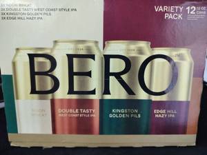 lot 7382 image: BERO Variety Pack 12oz 12 Cans Non-Alcoholic Brewery