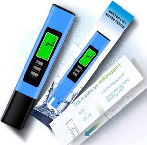 lot 8402 image: 2025 All-New 4 in 1 Tds Meter Digital Water Tester - Accurate and Reliable TDS EC & Temp(°C,°F) Meter - 0-9999ppm - Professional Testing for Drinking Water, RODI System, Aquariums etc