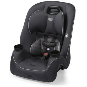 lot 13514 image: Cosco Kids Easy Elite Slim All-in-One Convertible Car Seat, Grey Glyphs