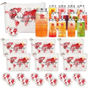 lot 13515 image: LemonRoad 12 Set 2026 Graduation Gift for Her Bulk 17oz Inspirational Tumblers Cup with Straw Lids Makeup Bags High School Class of 2026 Gift for Daughter End of the Year Grad Party Favors(Red)