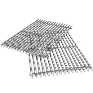 lot 13539 image: 304 Stainless Steel Grill Grates for Weber Spirit 300 GS4 Spirit II 300 Series Spirit 700, Genesis Silver B & C, Genesis Gold B & C Platinum B & C, Genesis 1000-3500 for Weber Spirit Grill Parts 7639
