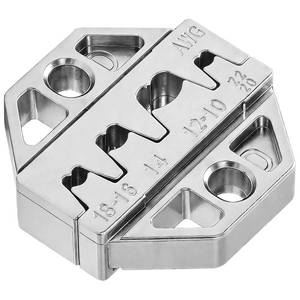 lot 14045 image: haisstronica Crimping Die for Open Barrel Terminals, AWG 22-10