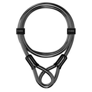 lot 14057 image: Titanker Bike Lock Cable,12mm Thick Security Cable with Loops Heavy Duty Steel Cable Vinyl Coated Bike Cable Lock Security Chain (4ft, 7ft, 15ft, 30ft)