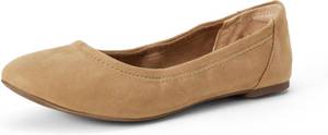 lot 14073 image: Womens Flat Ballet Loafer Slip-On Shoe Tan 8W