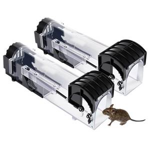 lot 14091 image: Mouse Traps 2-Pack, 12.2 Inches Humane Live-Catch Mouse Trap for Homes with Kids & Pets �� Designed for Safe Release, not Killing