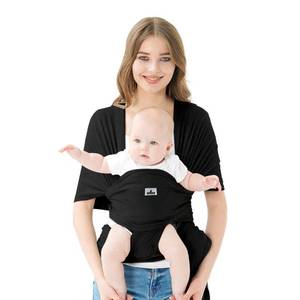 lot 14100 image: Baby Wraps Carrier, Jeroray Baby Carrier,Hands Free Infant Carrier, Lightweight,Breathable,Softness,Black