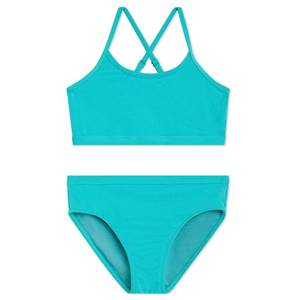 lot 14451 image: Lands End Girls Swim UPF 50 Adjustable Strap Bikini Set, Ceramic, X-Large