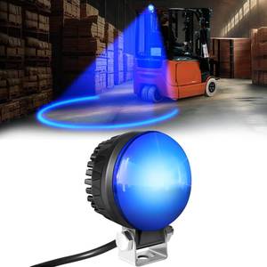 lot 14457 image: New Arc LED Forklift Safety Light, 30W 12-110V, IP68 Waterproof, Arc-Shaped Warning Light for Pedestrian Safety Zones,Forklift Lights for Warehouse, Factory, Construction,Industry (Blue)