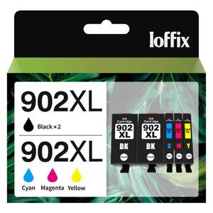 lot 14463 image: 902XL Ink Cartridges Combo Pack Compatible with HP 902 XL 902 Ink Cartridges Compatible with HP Officejet Pro 6978 6974 6968 Officejet 6958 6956 6951 Printer (5 Pack)