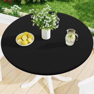 lot 14464 image: Smiry Round Spandex Tablecloth, Fitted Table Cover for 57-68 Tables