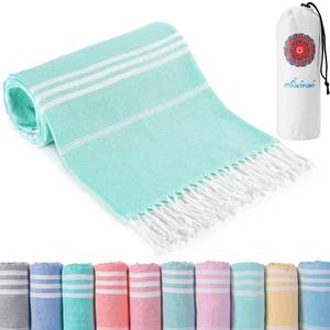 lot 14481 image: Antfuny Turkish Beach Towels Vacation Essentials Quick Dry Sand Free Oversized Bath Pool Swim Towel Extra Large XL Blanket Adult Travel Cruise Accessories Must Haves Clearance Stuff Necessities