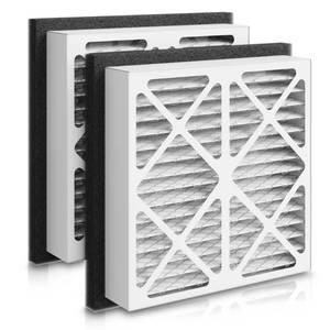 lot 19909 image: ��2 Pack�� 20x20x3 MERV13 Pleated air Filter Replacement Whole House Return Grille Filter Replacements are perfectly compatible with the Zephyr VGF Series 20x20x3 Whole House Return Grille Filter (Bent on one side)