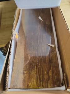 lot 19910 image: Wooden Shelf 31�x8
