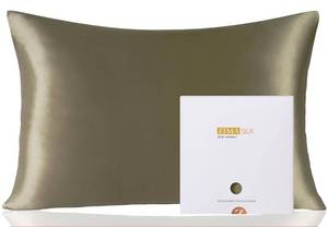 lot 20002 image: ZIMASILK 100% Pure Mulberry Silk Pillow Cases for Hair and Skin, Queen