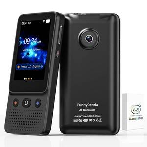 lot 20012 image: Language Translator Device, Voice Ai Translator Device T21 Wi-Fi Available, Two-Way 138 Languages 2026 Instant Translator Offline Recording Photo Translation Device for Business Travel Study