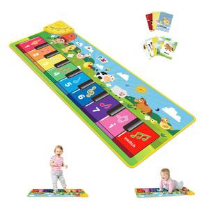 lot 20029 image: FOKI Floor Piano Mat, Toddler Toys for 1-5 Year Old Baby Boy Girl Gifts