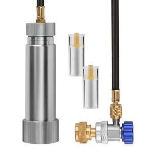 lot 20055 image: Lichamp AC Oil Injector R134A, R1234YF Refrigerant AC Dye Injector Kit with Adjustable Coupler and Oil Checkers