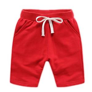 lot 20085 image: Ding Dong Baby Toddler Kid Boy Summer Solid Cotton Shorts��Red,2T��