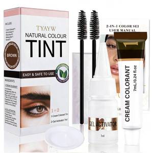 lot 20088 image: Lash Color Kit, Instant Eyebrow & Eyelash Color Set, 7ml-Brown