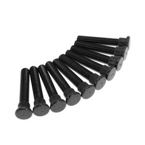 lot 20458 image: Wheel Stud Bolt 1 Longer Than Stock for Ford for Mustang 1965-2004 for Chevy C10 1973-1987 with Extended Length, 12 x 20 Thread, 3 Length, 0.625 Knurl (10Pcs)