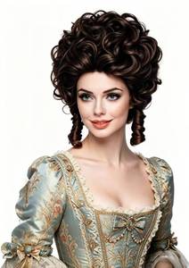 lot 20465 image: Rugelyss Short Wavy Brown Wig Big Bouffant Beehive Wigs for Women fits 70s 80s Costume or Halloween Vintage Cosplay Party