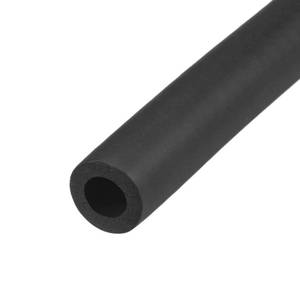 lot 20485 image: uxcell Foam Tubing for Handle Grip Support, Pipe Insulation, 12(13mm) ID 23mm OD 2m Length Black