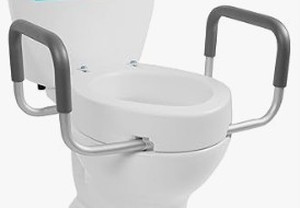 lot 1449 image: Carex Toilet Seat Elevator with Handles