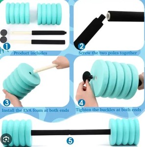 lot 1452 image: Foam exercise equipment