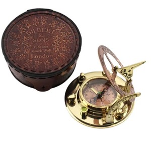 lot 2427 image: Gilbert & sons in the 1895 8th Street blackwall London compass