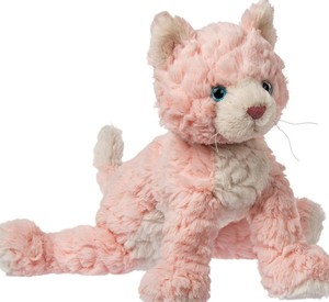 lot 2432 image: Mary Meyer baby brand pink cat stuffed animal for babies