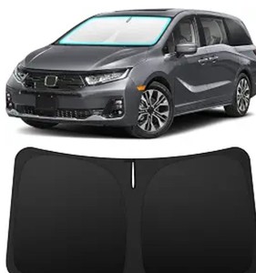 lot 13537 image: INSAUTO Custom Fit Windshield Sun Shade for Honda Odyssey 2018-2026Foldable Front Window Sunshade Car Accessories, UV & Heat Reflector, Keeps Interior Cool, Includes Storage Bag