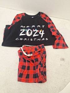 lot 17936 image: Christmas Pajama Set, 2 XL