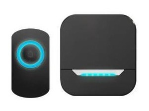 Wireless Doorbell Extender with Receiver Connects to Existing Hardwired Doorbell