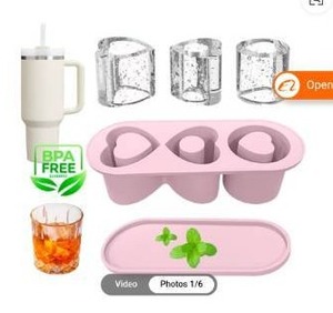 lot 17948 image: 2 Pack Silicon Ice Molds