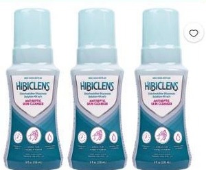 lot 17972 image: Hibiclens Antimicrobial & Antiseptic Soap and Skin Cleanser Foaming Pump, 8 fl oz (3 Pack)